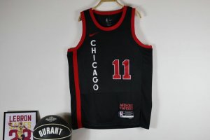 NBA 11 Derozan Chicago Bulls 2024 city Maillot noir